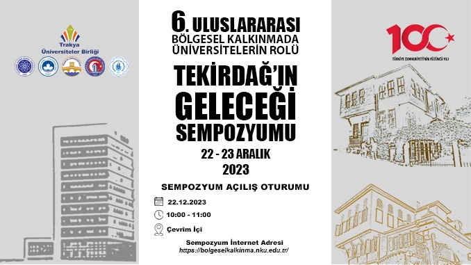 Tekirdağın Geleceği Sempozyum Banner